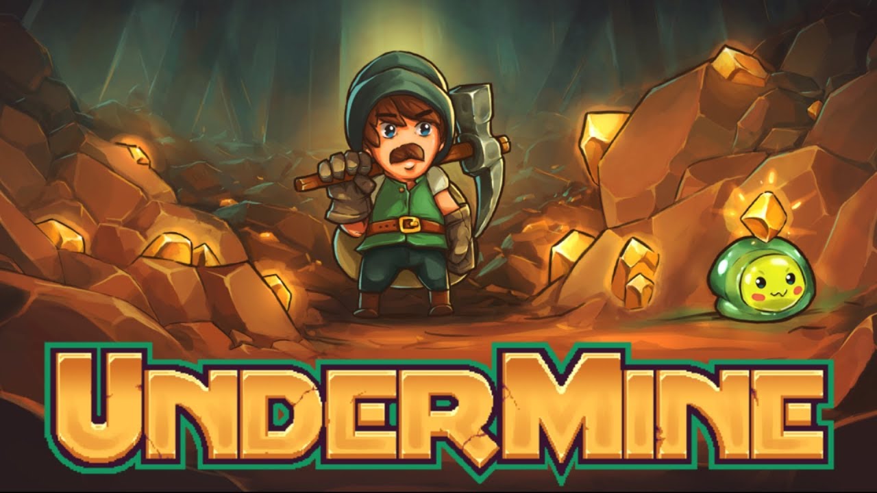 gaming logo UnderMine - Pixel-Art Dungeon Crawler Rogue-Like RPG! (UnderMine Gameplay)