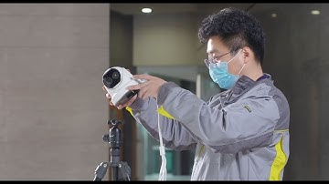 Unboxing and Tutorial Temperature Screening Thermographic Turret Camera