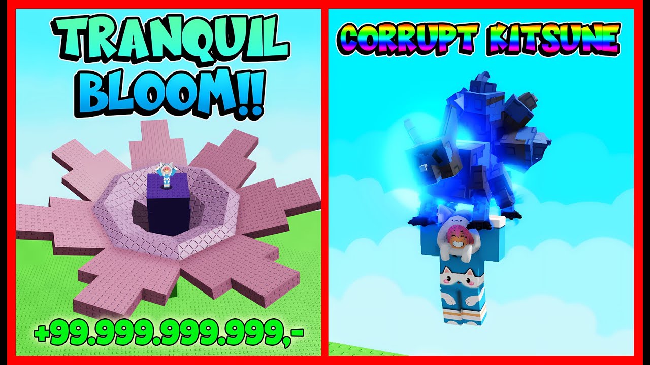ATUN MENDAPATKAN TANAMAN TRANQUIL BLOOM PALING LANGKA & CORRUPT KITSUNE !! ROBLOX