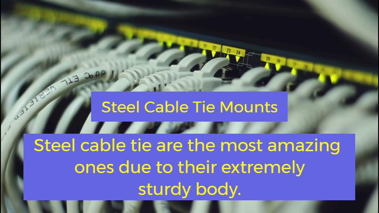 Types of Cable Ties Mount YouTube