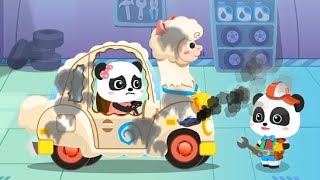 Little Panda's Car Repair Shop - Become a Car Mechanic and Learn How to Repair Cars! | BabyBus screenshot 4