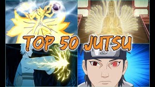 ☆ Top 50 Of the Most powerful &amp; Useful Techniques [ Naruto / Boruto ] ☆