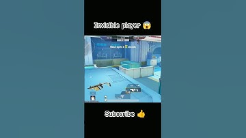 Invisible Player Glitch 😱 😱 #bgmi #shorts