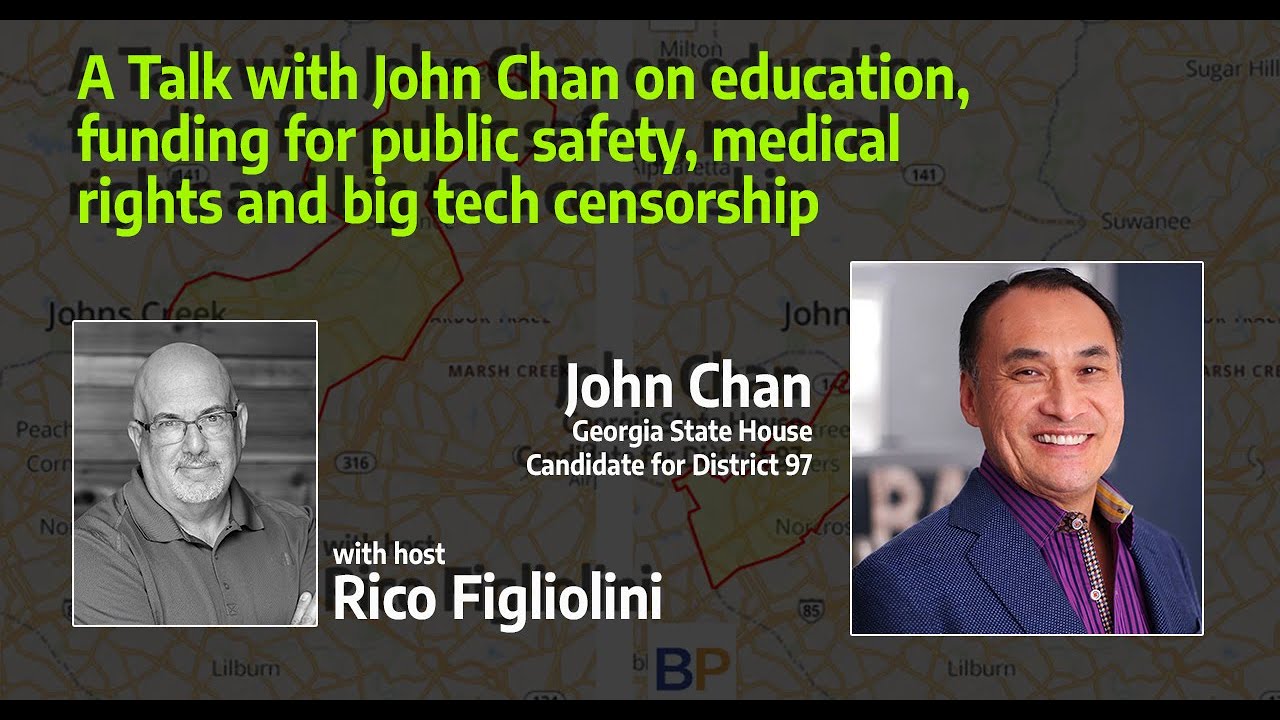 A Talk with John Chan on education, funding for public safety, medical rights and big tech censorship picture picture image