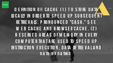 What Is The Meaning Of Cache In Computer?