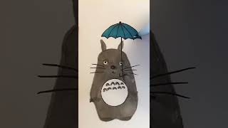 Draw a cute Totoro
