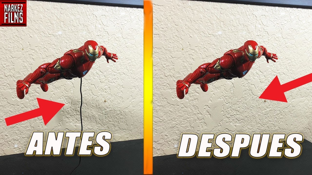 Como hacer VOLAR, SALTAR Figuras de acción Tutorial Stop Motion