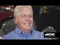 Rick Hendrick chats inside his Heritage Center