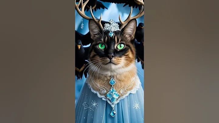 Watch the video about Norwegian Royal Bombay Cat 👑 | Custom Aristocratic Cat Portraits #cat #aicat #bombaycat