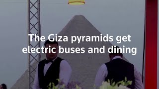 Giza Pyramids Get Electric Buses And Restaurant