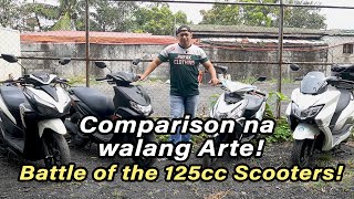 The Best 125cc Scooters sa Pinas?! Comparison na walang arte arte!