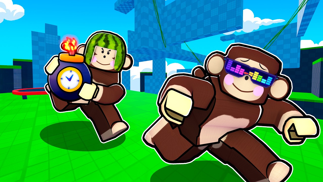 Monkey BOMB TAG in Roblox