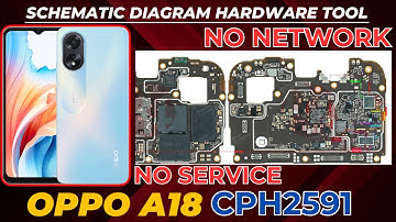 Oppo A18 cph2591 No Network & No Service problem solution | Schematic Diagram | DMR SOLUTION