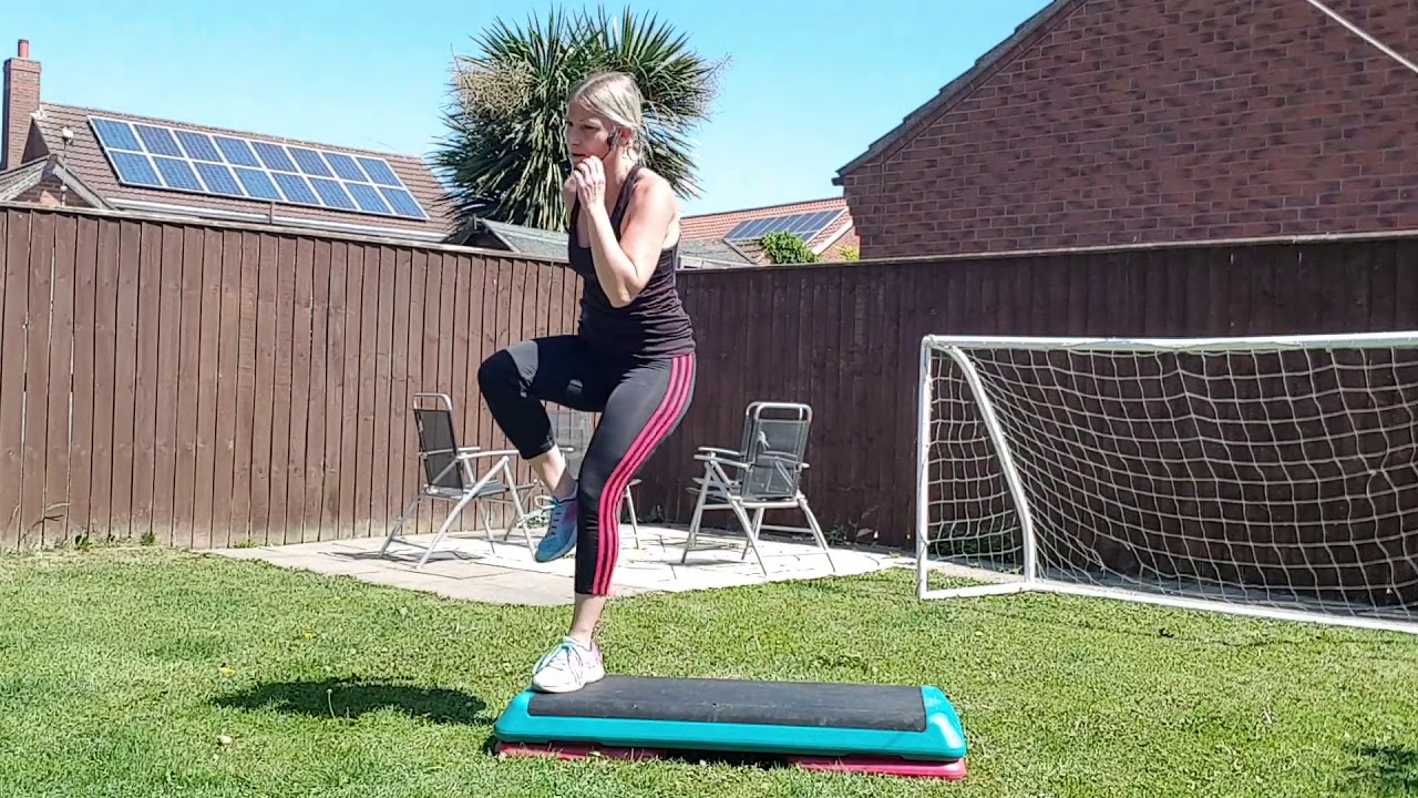 Step Aerobics Routine (participants choice) Freestyle - YouTube