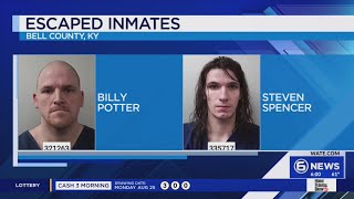 Kentucky police search for two inmates who escaped facility in Bell County