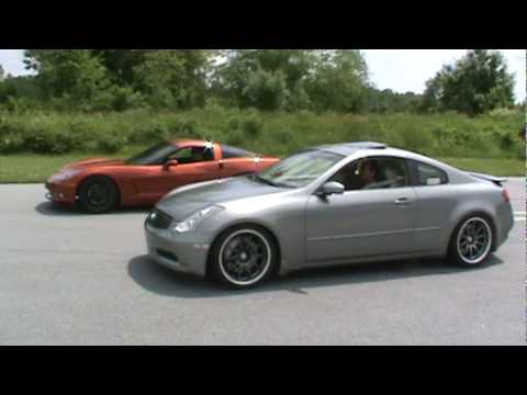 Infiniti g35 coupe vs nissan 350z #6