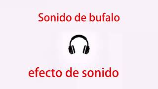 Sonido de bufalo   efecto de sonido