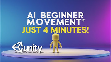 Easy AI Random Movement in Unity | Beginner Tutorial | Just 4 Minutes