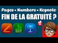 Pages, Numbers et Keynote : gratuit ou payant ? • Apple Creator Studio • Mac, iPhone, iPad