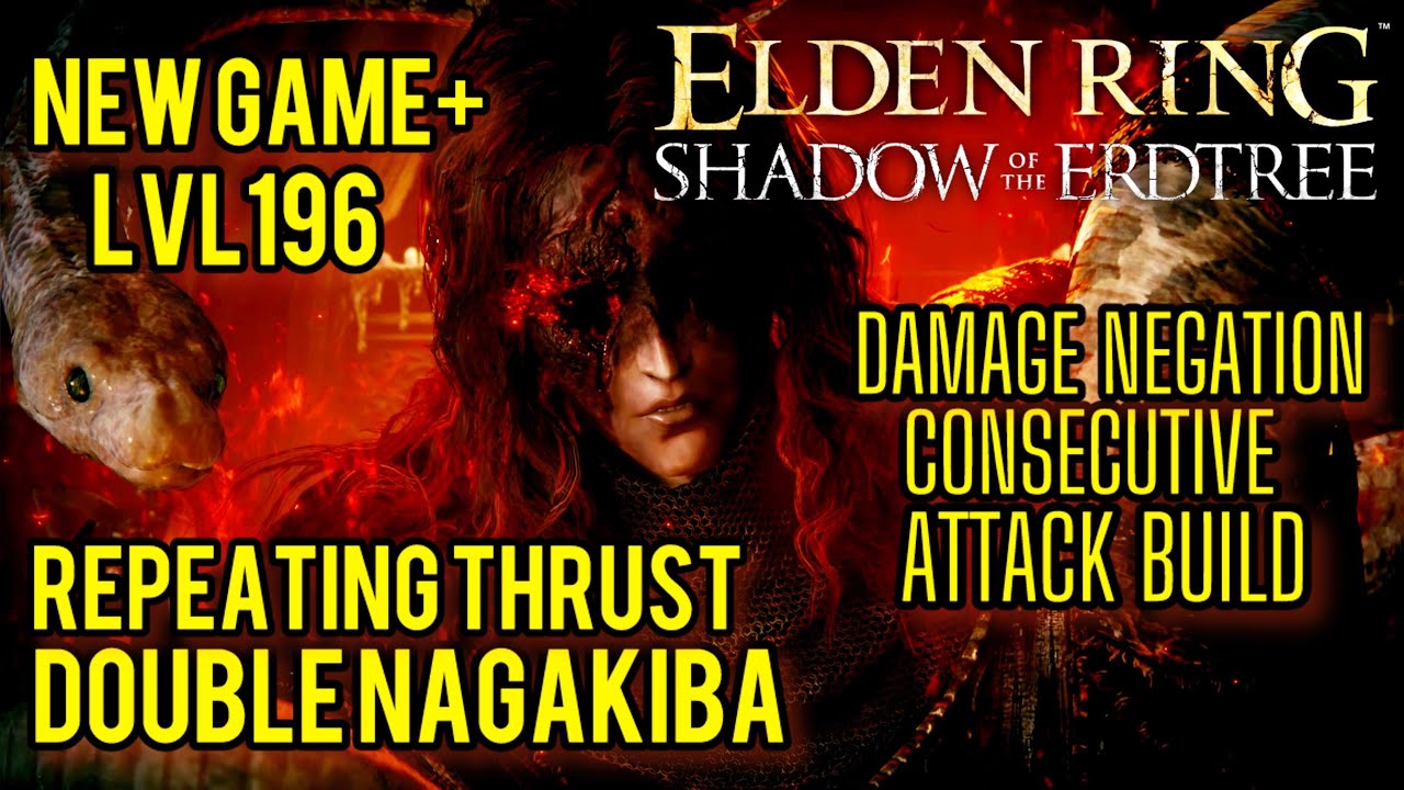 ELDEN RING DLC NG+ REPEATING THRUST DOUBLE NAGAKIBA CONSECUTIVE ATTACK