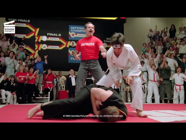 The Karate Kid Part III: Daniel VS Mike HD CLIP class=