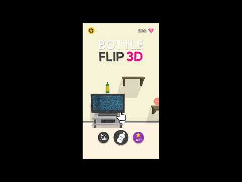 Прохождение bottle flip 3D