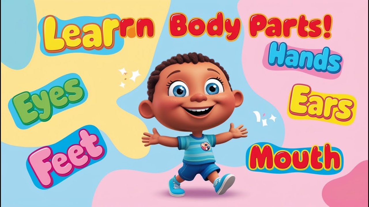 Learn Body Parts!#kidslearning #educationalvideo#rhymes#rhyme# ...