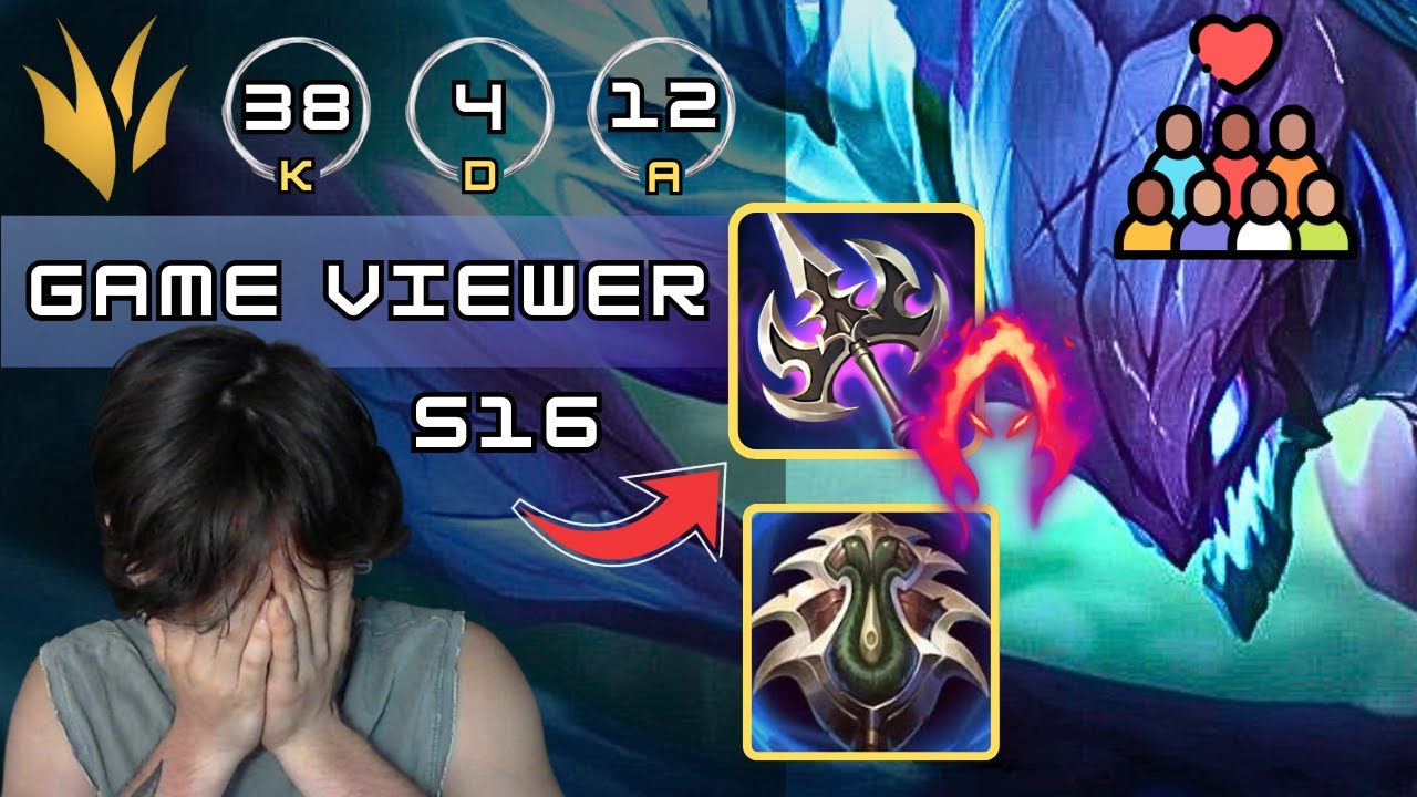 PRESQUE 40 KILLS EN GAME VIEWER (PREMIERE GAME DE LA SAISON 16) HILARANTE | KHA'ZIX JUNGLE