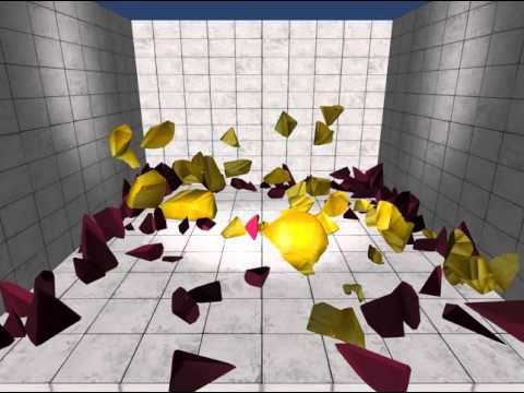 Computer Graphics Voronoi Shattering in Unity 3D