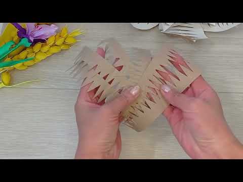 Video: Interesting crafts from toilet paper tubes - step by step master class