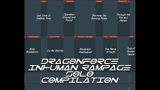 Dragonforce Solo Compilation [Inhuman Rampage]