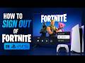 How To Sign Out Of Fortnite On PS5 | Step By Step