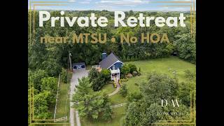 Murfreesboro, TN Home for Sale | Private 3 Bedroom Near MTSU on .68 Acres