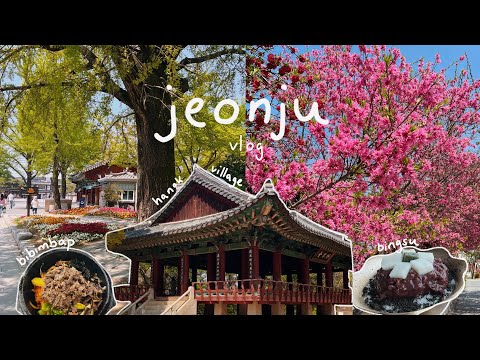 a perfect day in jeonju 🌷solo trip to jeonju hanok village, sightseeing & cafe hopping