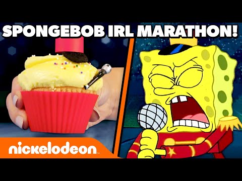 SpongeBob As A CUPCAKE? 🧁 Every SpongeBob IRL EVER! | Nickelodeon Cartoon Universe