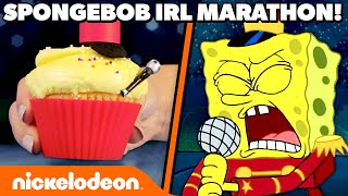 SpongeBob As A CUPCAKE? 🧁 Every SpongeBob IRL EVER! | Nickelodeon Cartoon Universe