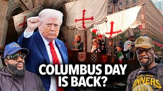 видео: Трамп возвращает День Колумба, и у комиссии смешанные чувства по поводу того, кто первым прибыл в... картинка: Трамп возвращает День Колумба, и у комиссии смешанные чувства по поводу того, кто первым прибыл в...