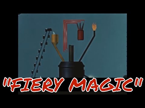 1955 CALCIUM CARBIDE & PLASTIC MANUFACTURE DOCUMENTARY "FIERY MAGIC"ACETYLENE GAS NEOPRENE 88134