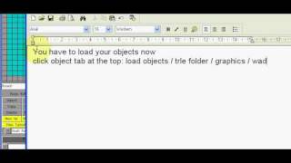 Celebrity TRLE Tutorial 1 - Editor Setup Profile