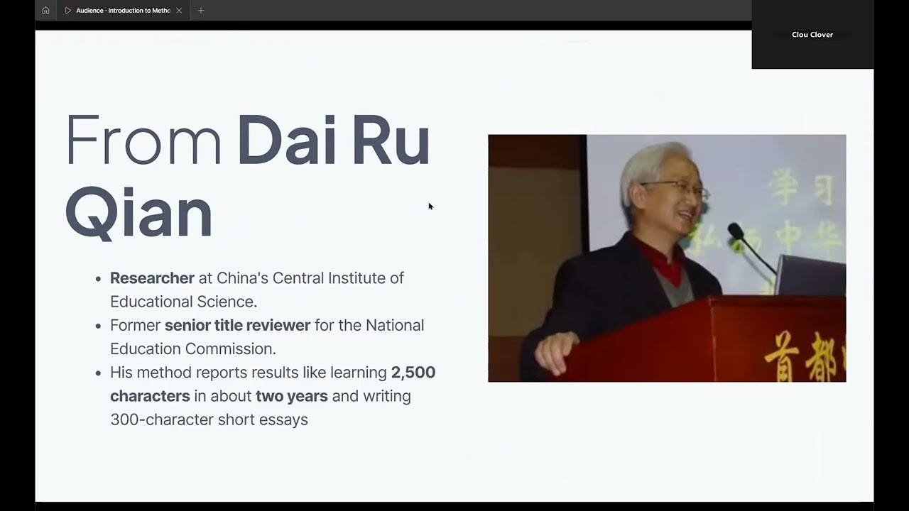 Introduction to Mandarin Method