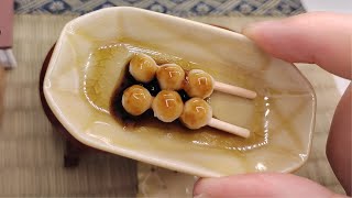 Miniature:Sweet Dumpling/みたらし団子:ミニチュア料理