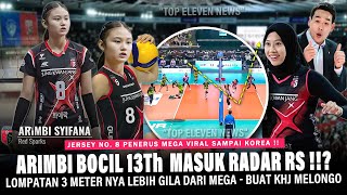 GEMPAR!! Jumpspike nya SUPER ED4N!! Jersey no 8 Red Sparks di Pakai Arimbi digadang PENERUS Megawati