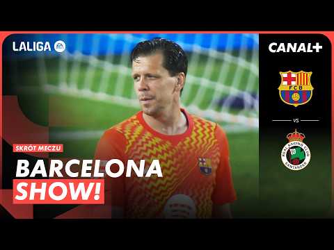 Wielkie Lanie na Camp Nou! 9 Goli, Powrót Szczęsnego i Armaty Cancelo! Barcelona - Racing, Skrót