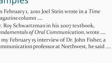 How to do oral citations in speeches