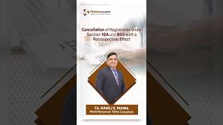 Retrospective Cancellation of 12A &amp; 80G: What Every NGO Must Know! #femaindia