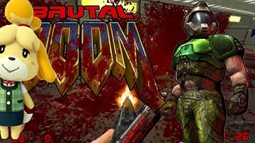 Brutal DOOM x Isabelle!  E1M1