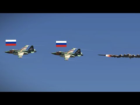 قبل دقيقتين أ سقطت طائرتان روسيتان من طراز سو 25 بصاروخ أرض جو ومات الطيار