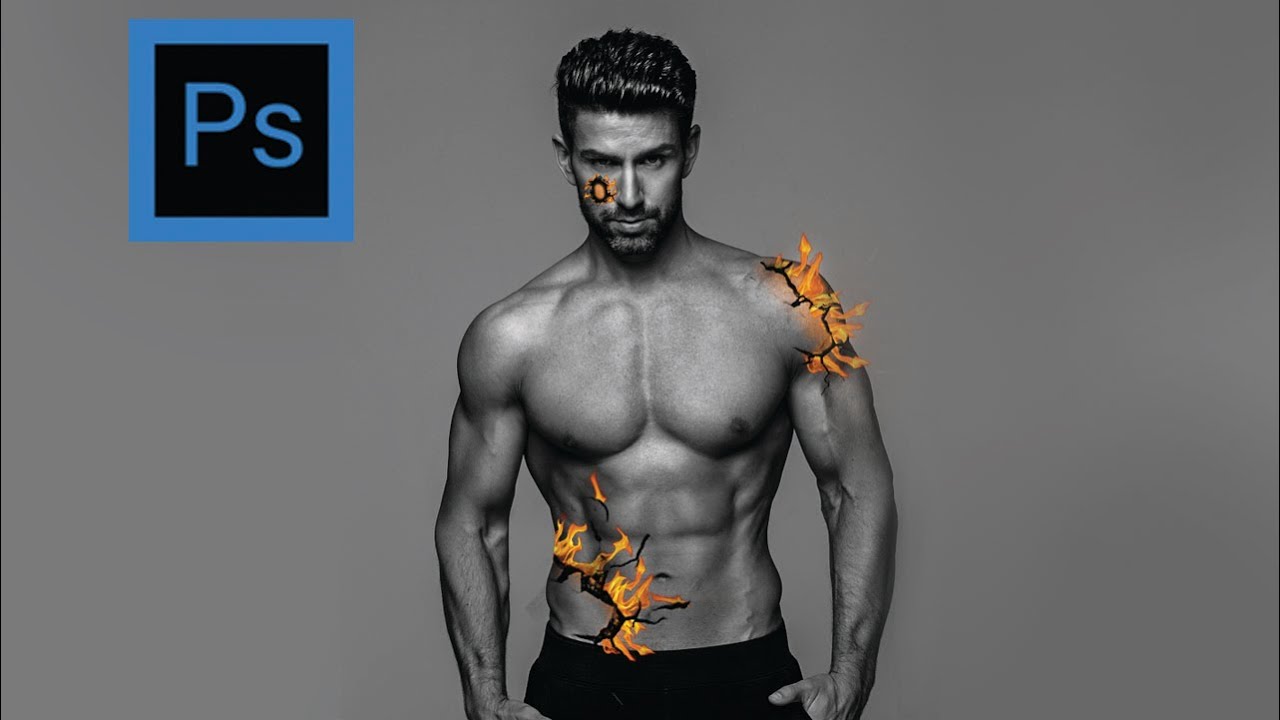 Body CrackingPhoto Manipulation. YouTube