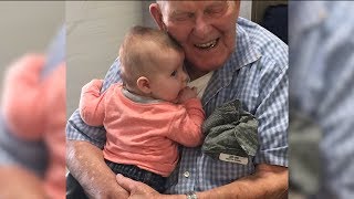 108-Year-Old Emotional When Meeting Great-Great Grandson Named After Him