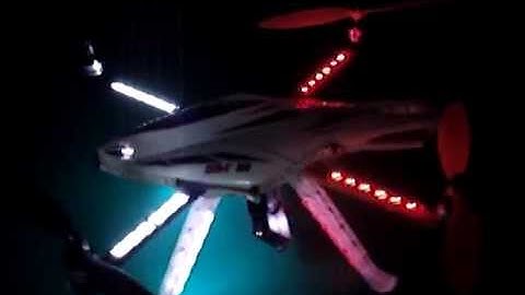 Walkera QR X400 with lights and camera mount